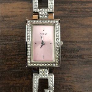 Pink Guess watch